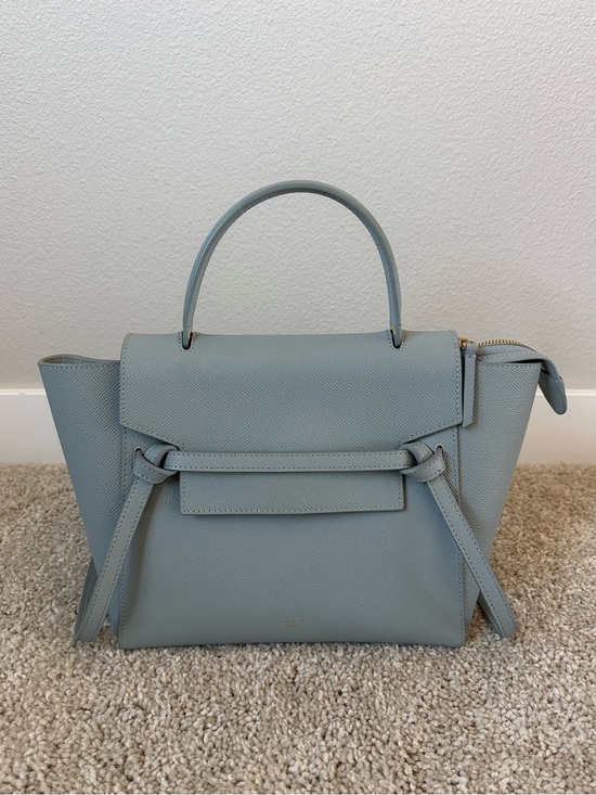 Celine Handbags - Celine Micro Belt Bag – Light Blue / Blue Gray